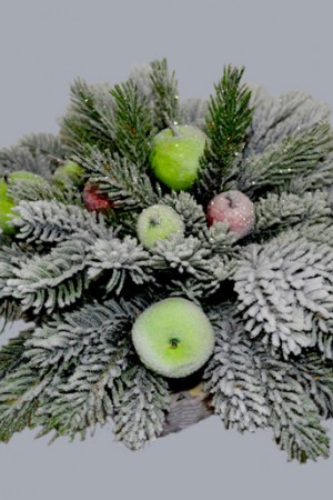 Подсвечник новогодний (иней)