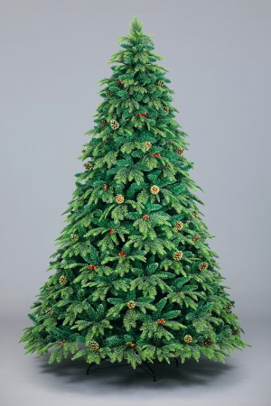 Ель Малибу (мокрый снег, золотая/ белая/ зеленая)