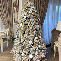 Первый этап сборки ёлки